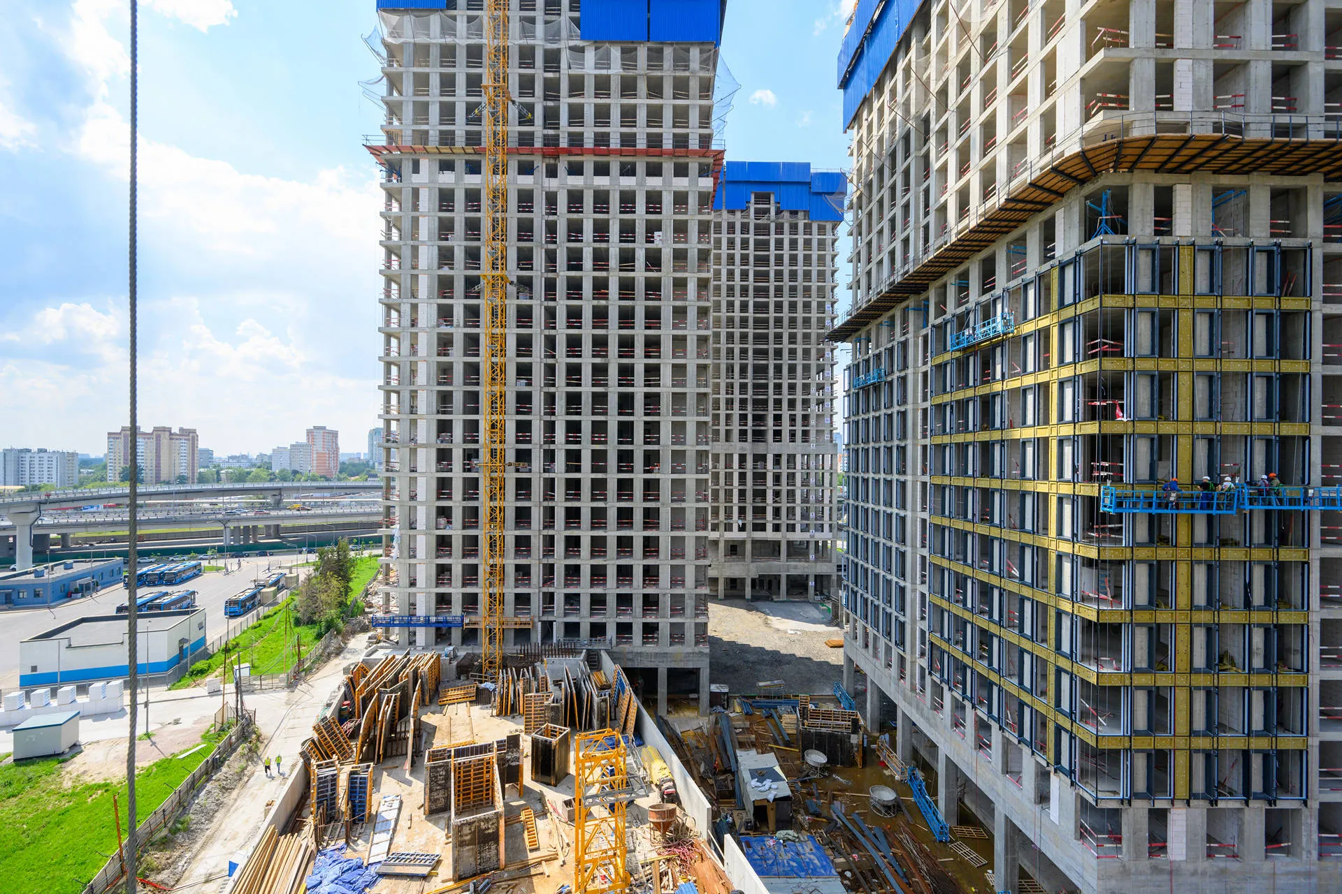 квартал «МИРАПОЛИС» ход строительства