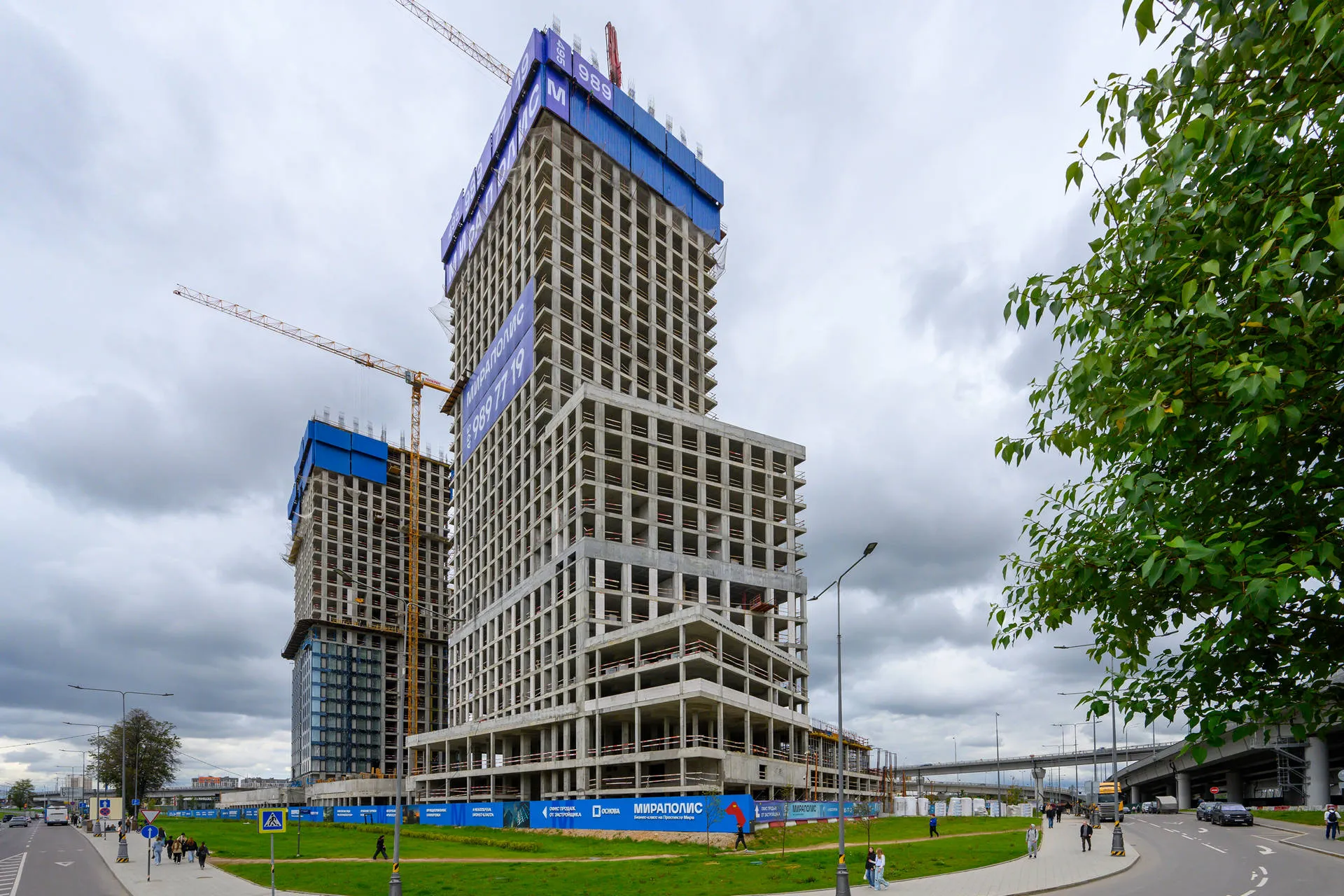 квартал «МИРАПОЛИС» ход строительства