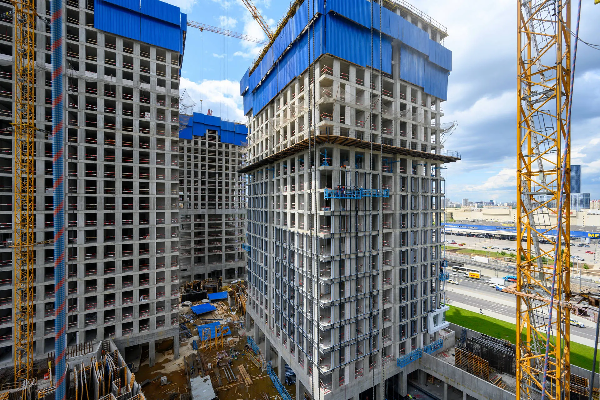 квартал «МИРАПОЛИС» ход строительства