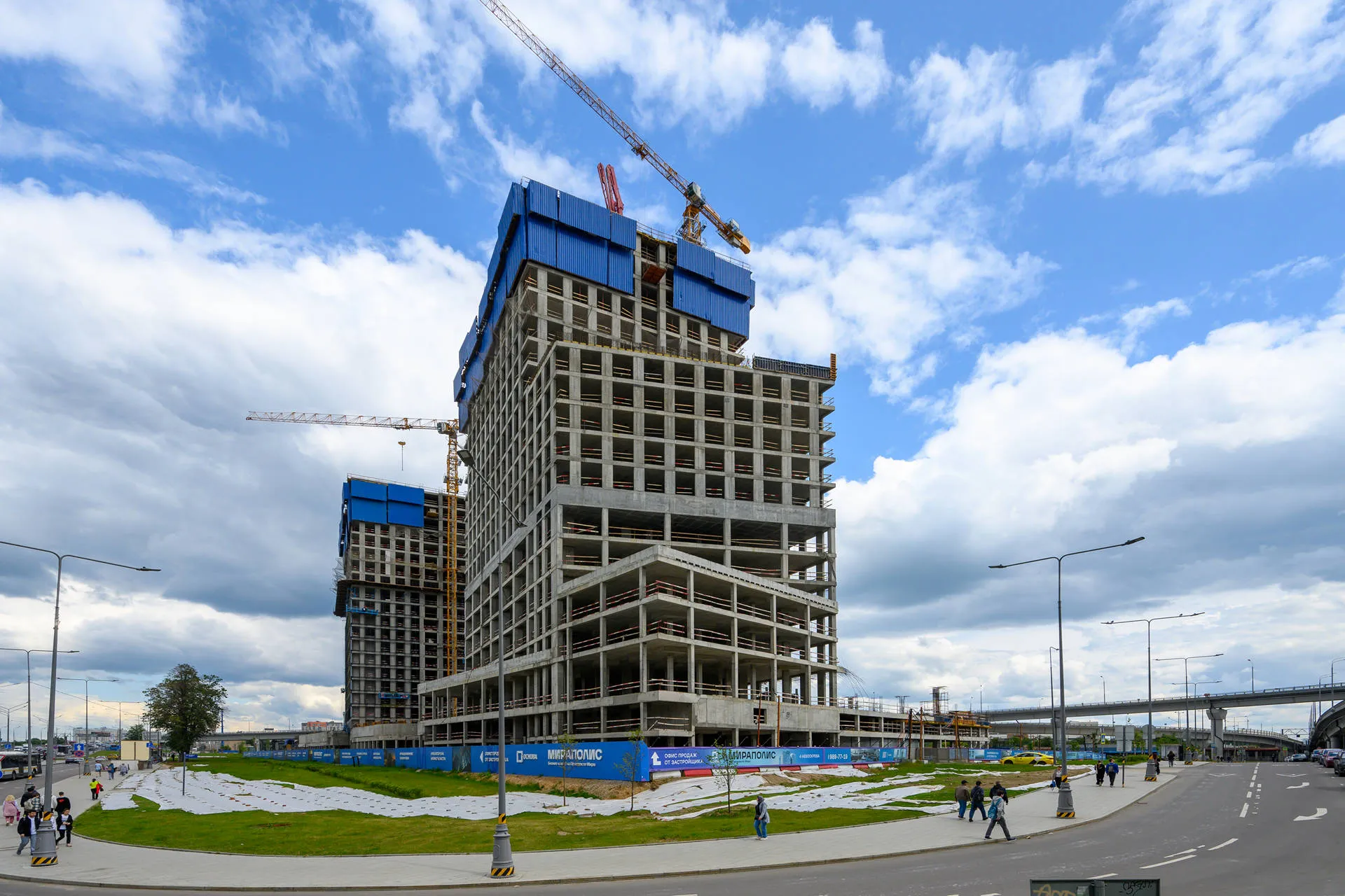 квартал «МИРАПОЛИС» ход строительства
