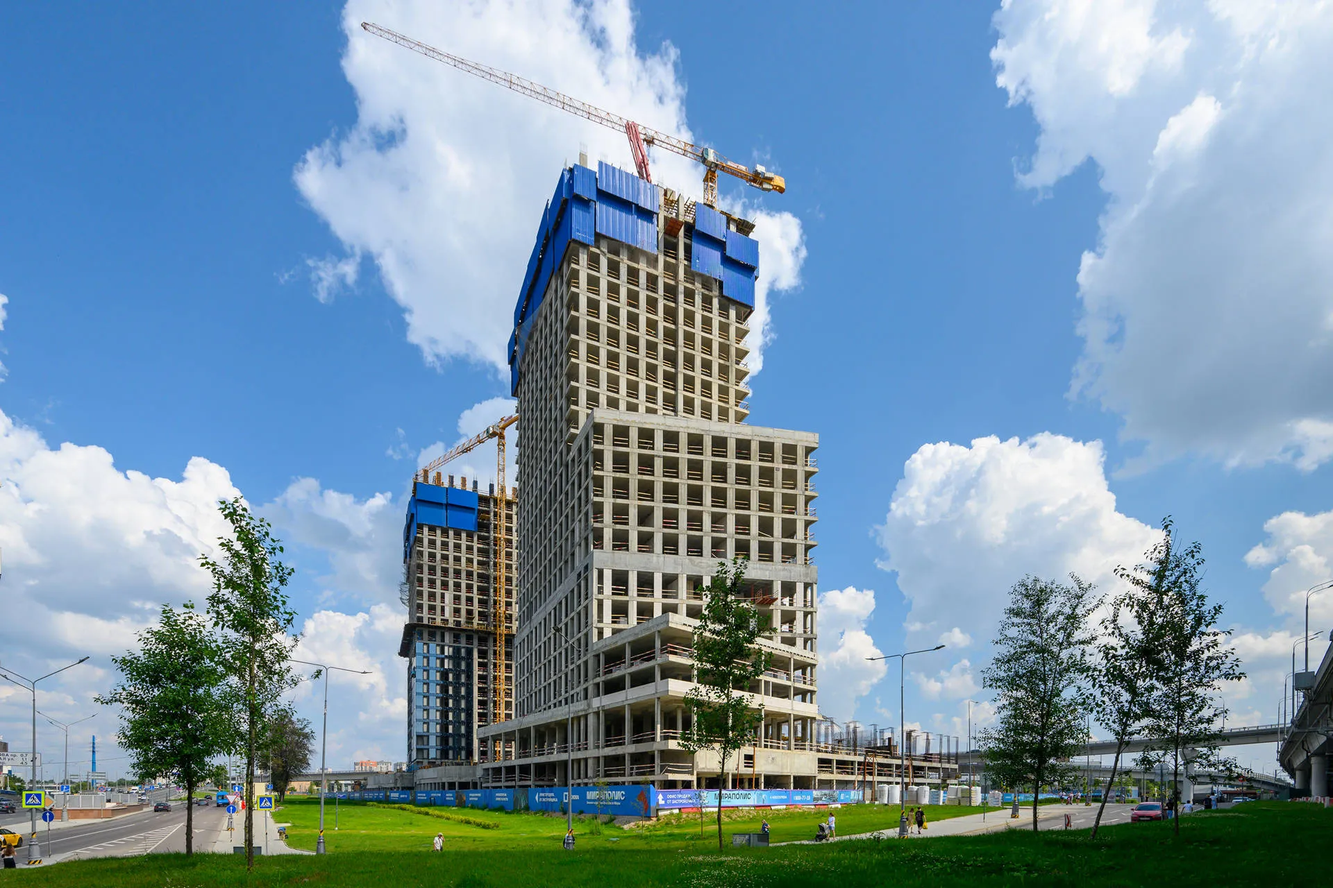 квартал «МИРАПОЛИС» ход строительства