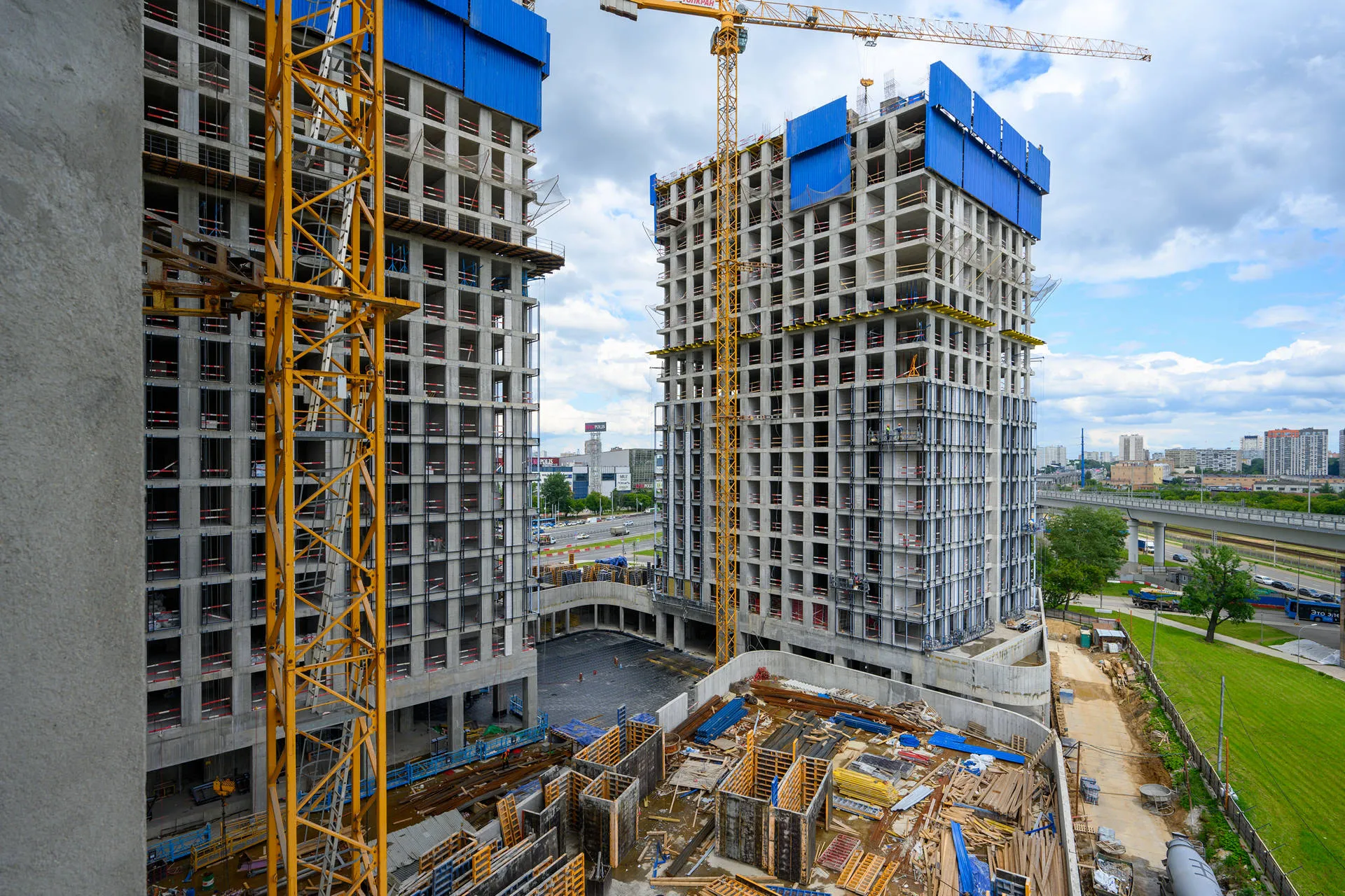 квартал «МИРАПОЛИС» ход строительства