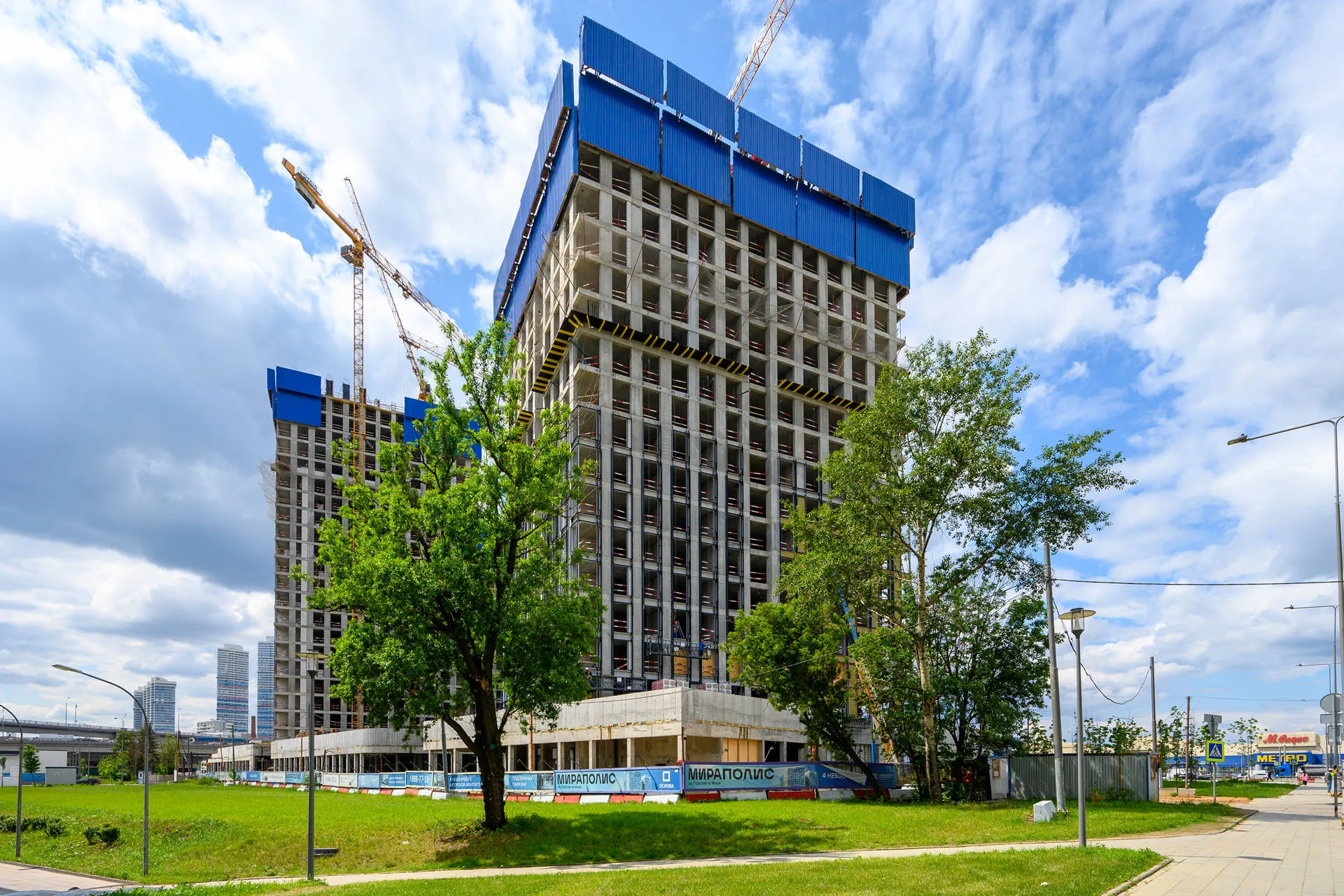 квартал «МИРАПОЛИС» ход строительства