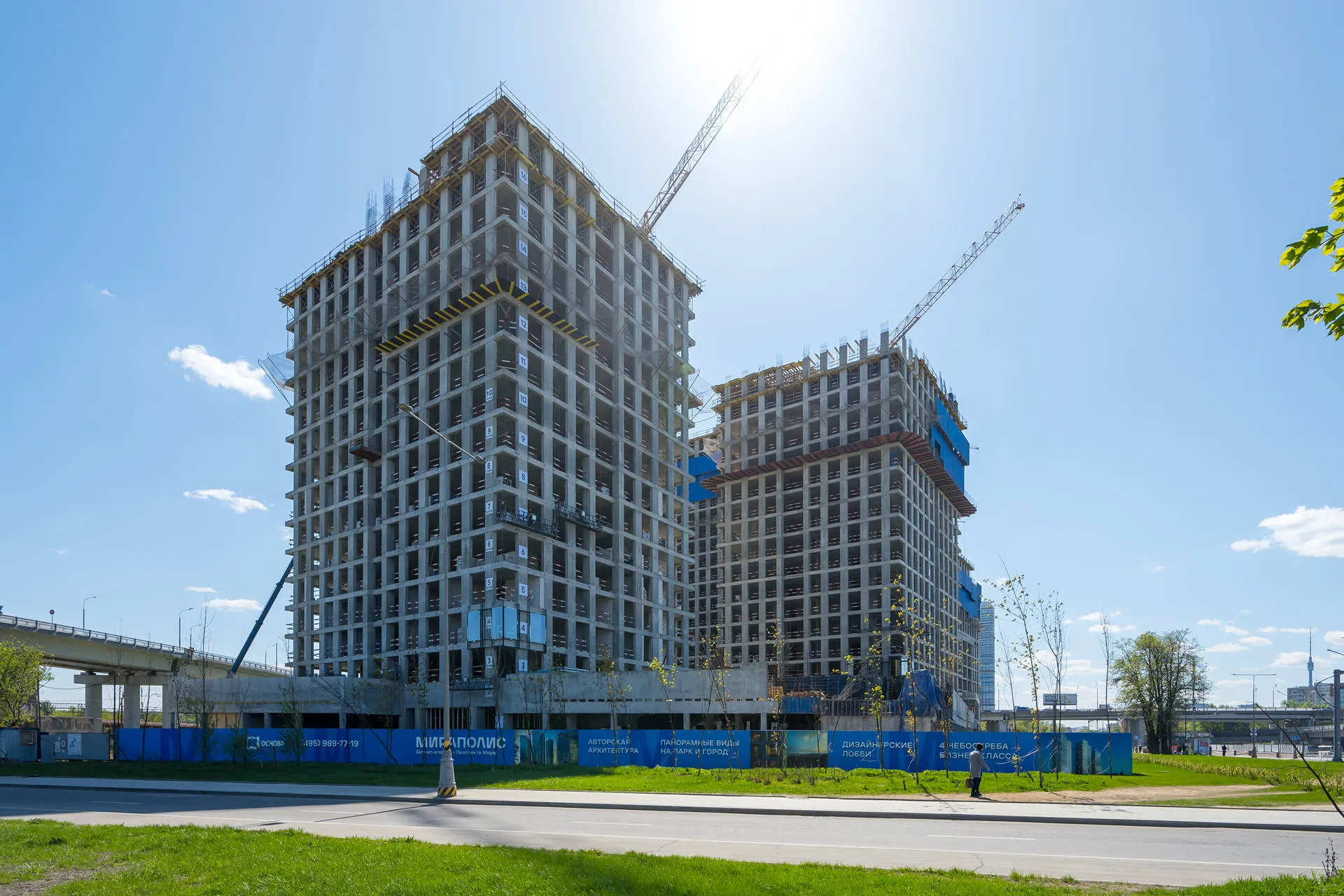 квартал «МИРАПОЛИС» ход строительства