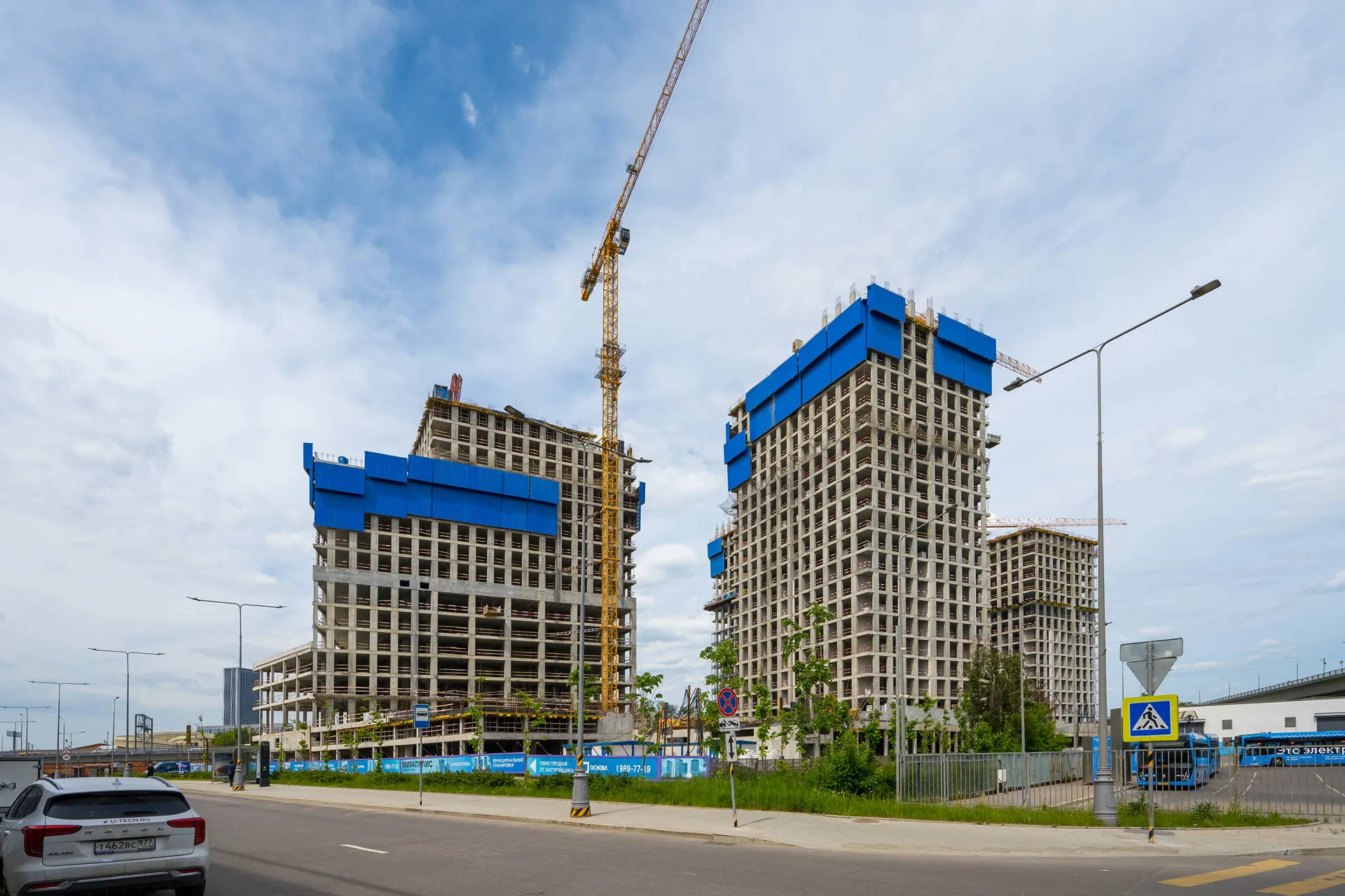 квартал «МИРАПОЛИС» ход строительства