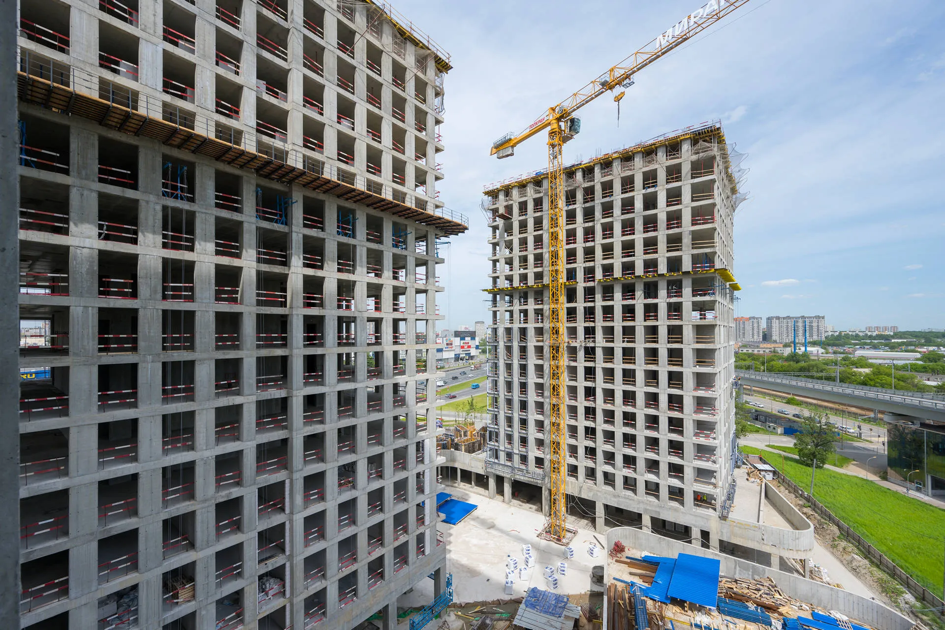квартал «МИРАПОЛИС» ход строительства