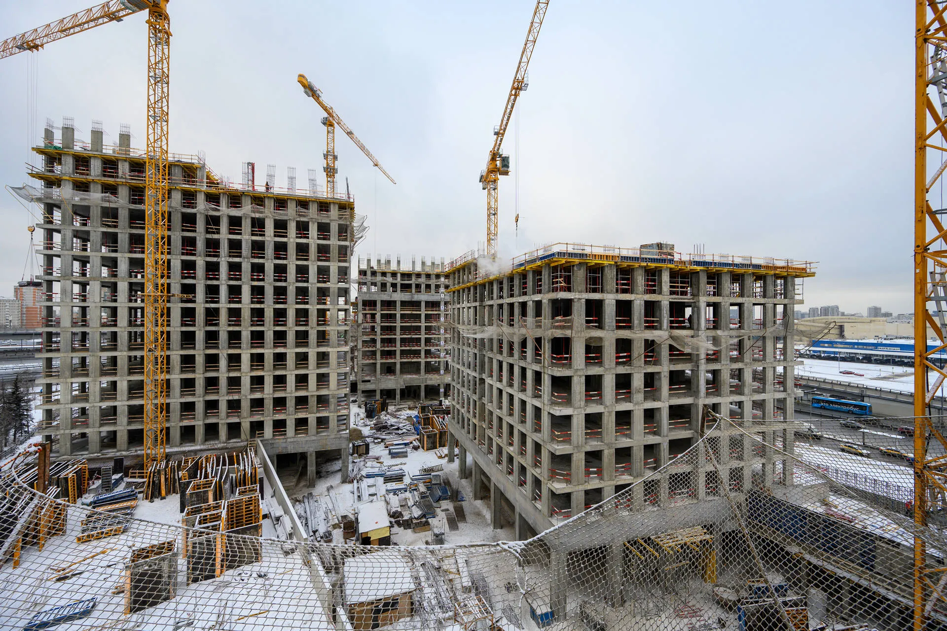 квартал «МИРАПОЛИС» ход строительства