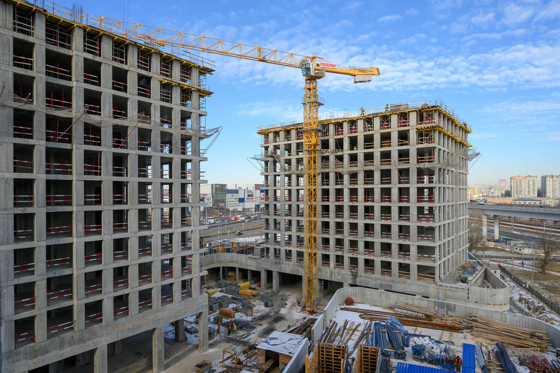 квартал «МИРАПОЛИС» ход строительства
