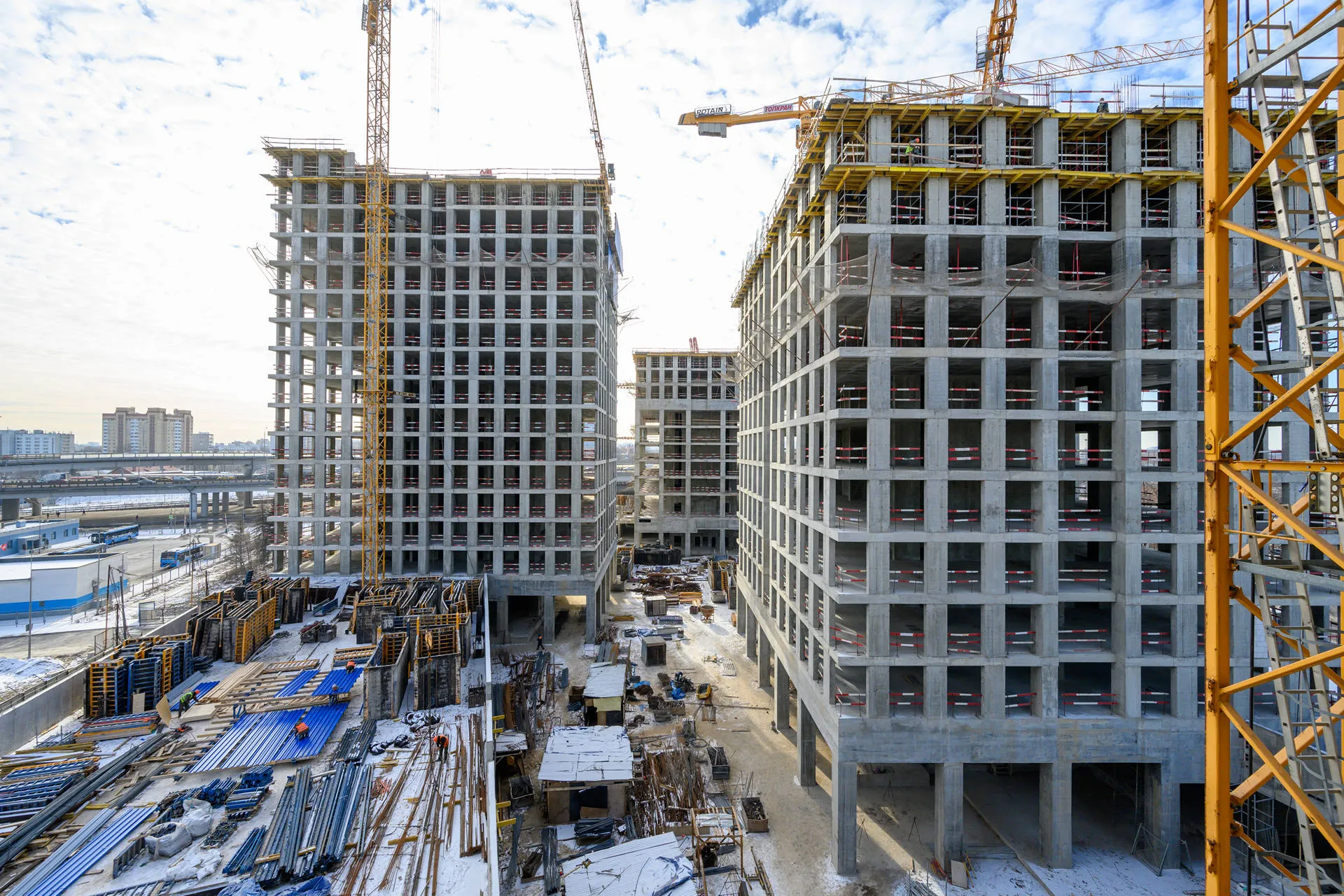 квартал «МИРАПОЛИС» ход строительства