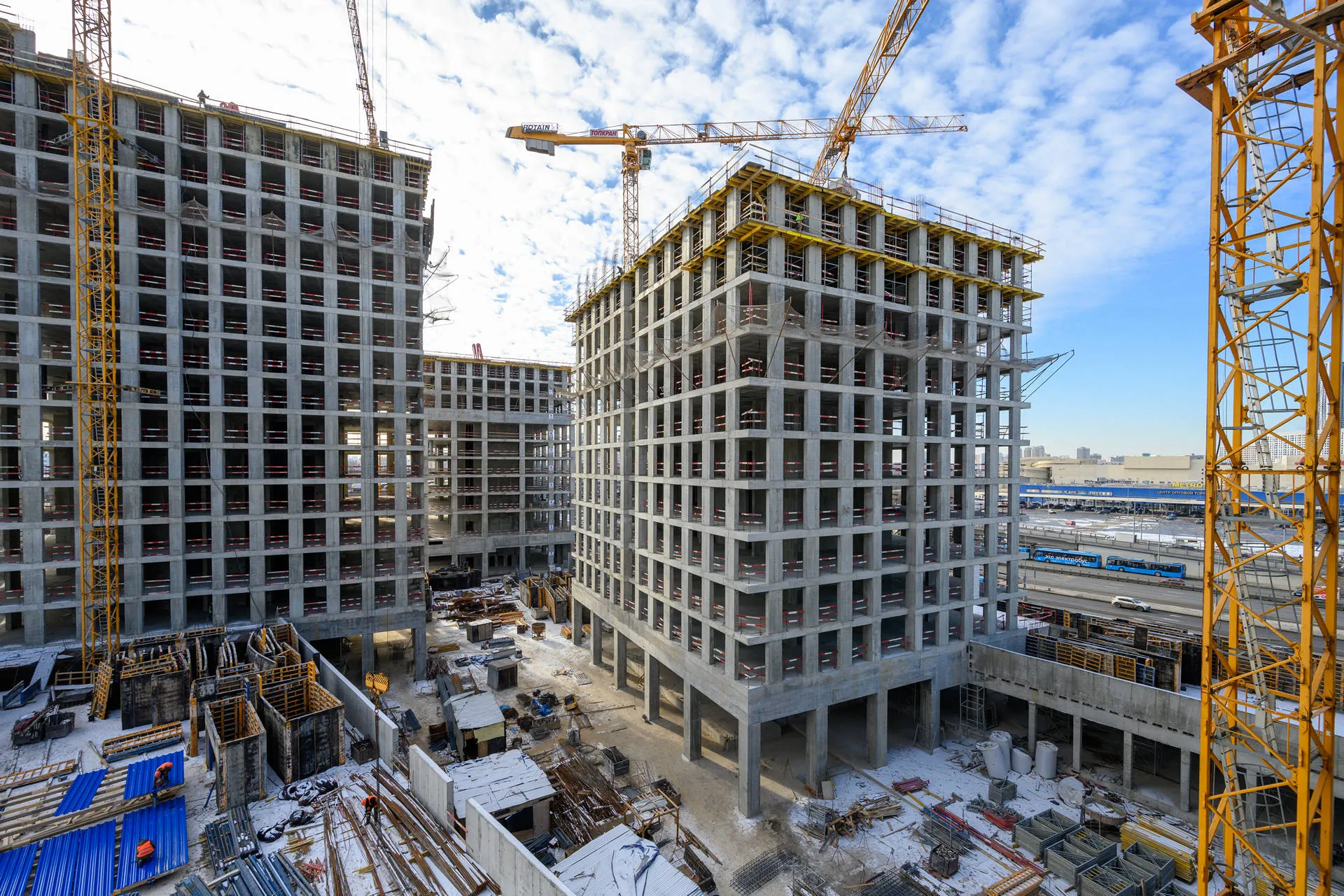 квартал «МИРАПОЛИС» ход строительства