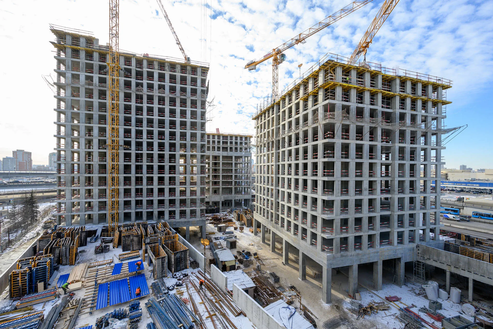 квартал «МИРАПОЛИС» ход строительства