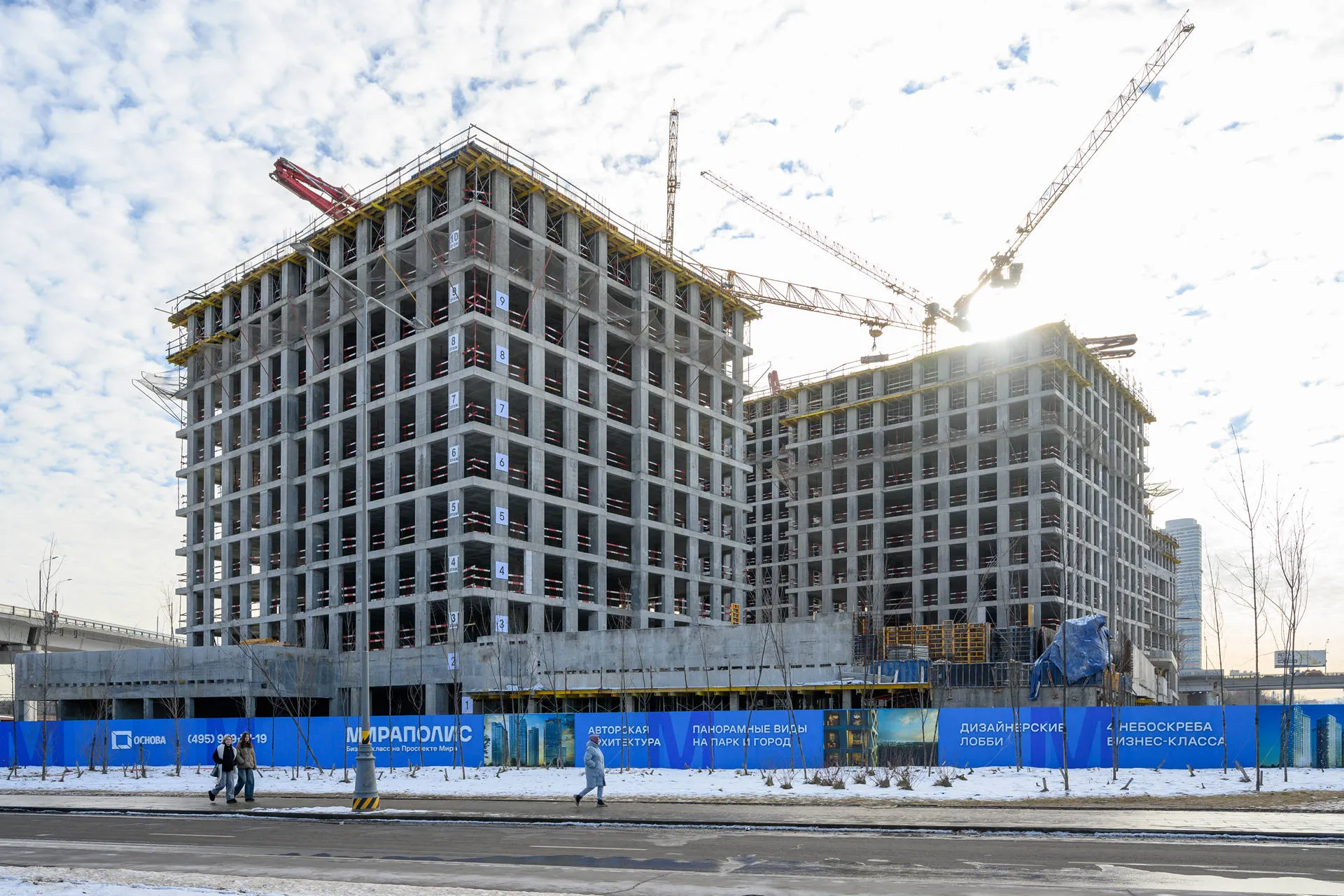 квартал «МИРАПОЛИС» ход строительства