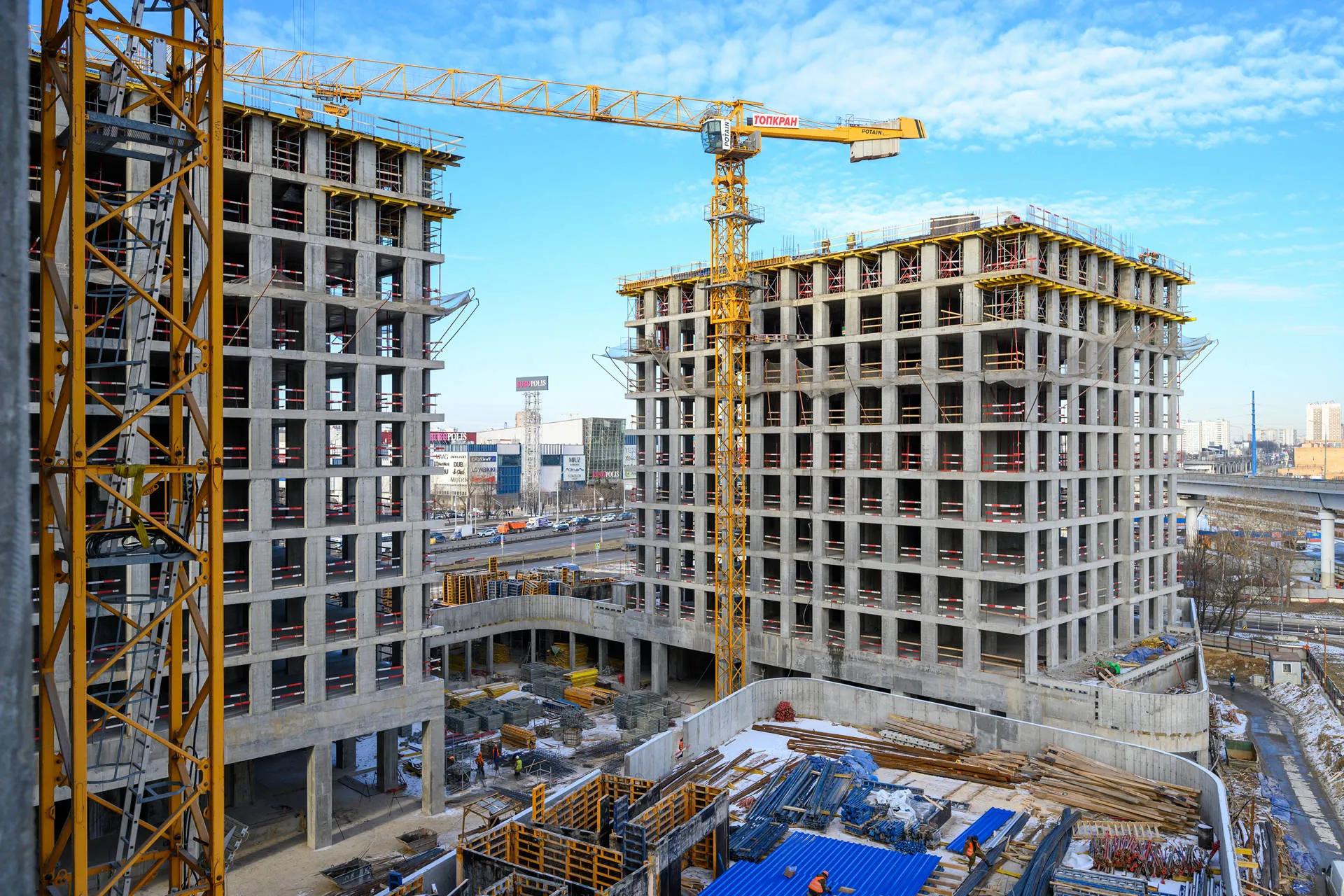 квартал «МИРАПОЛИС» ход строительства
