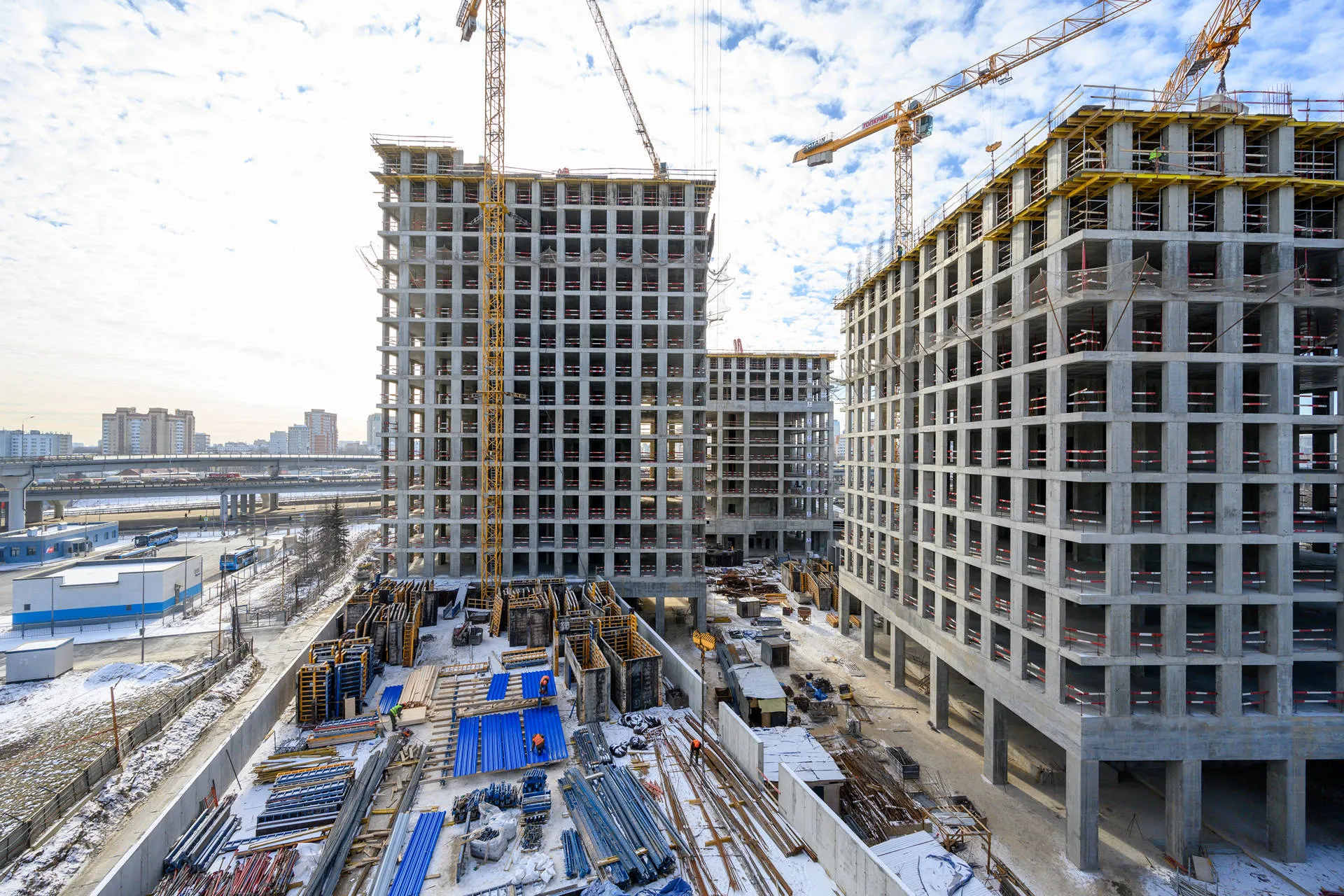 квартал «МИРАПОЛИС» ход строительства