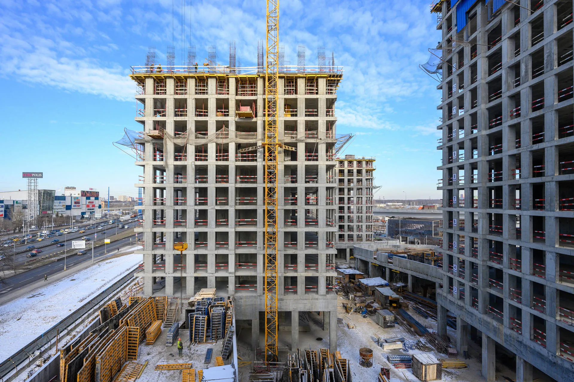 квартал «МИРАПОЛИС» ход строительства