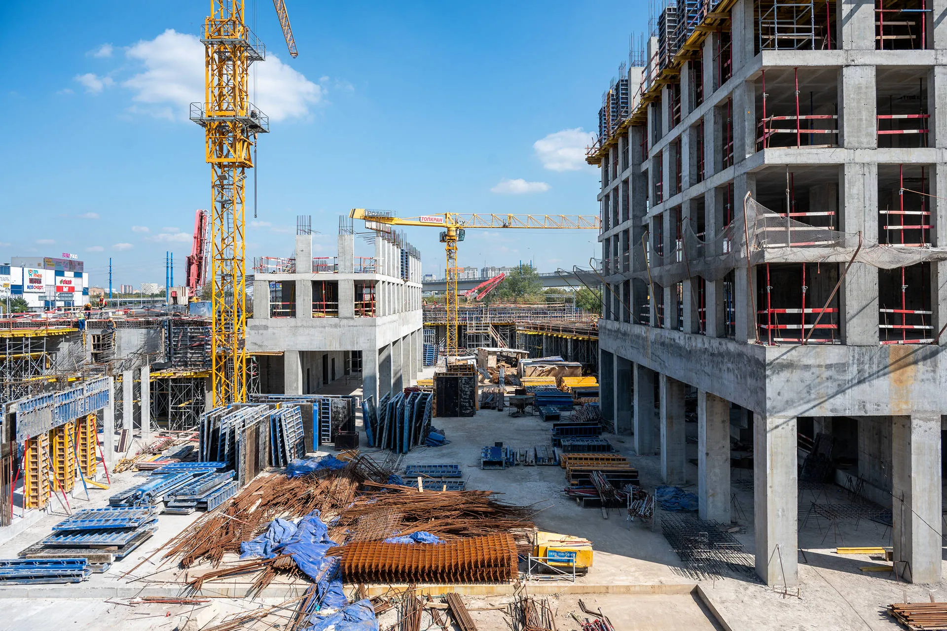 квартал «МИРАПОЛИС» ход строительства