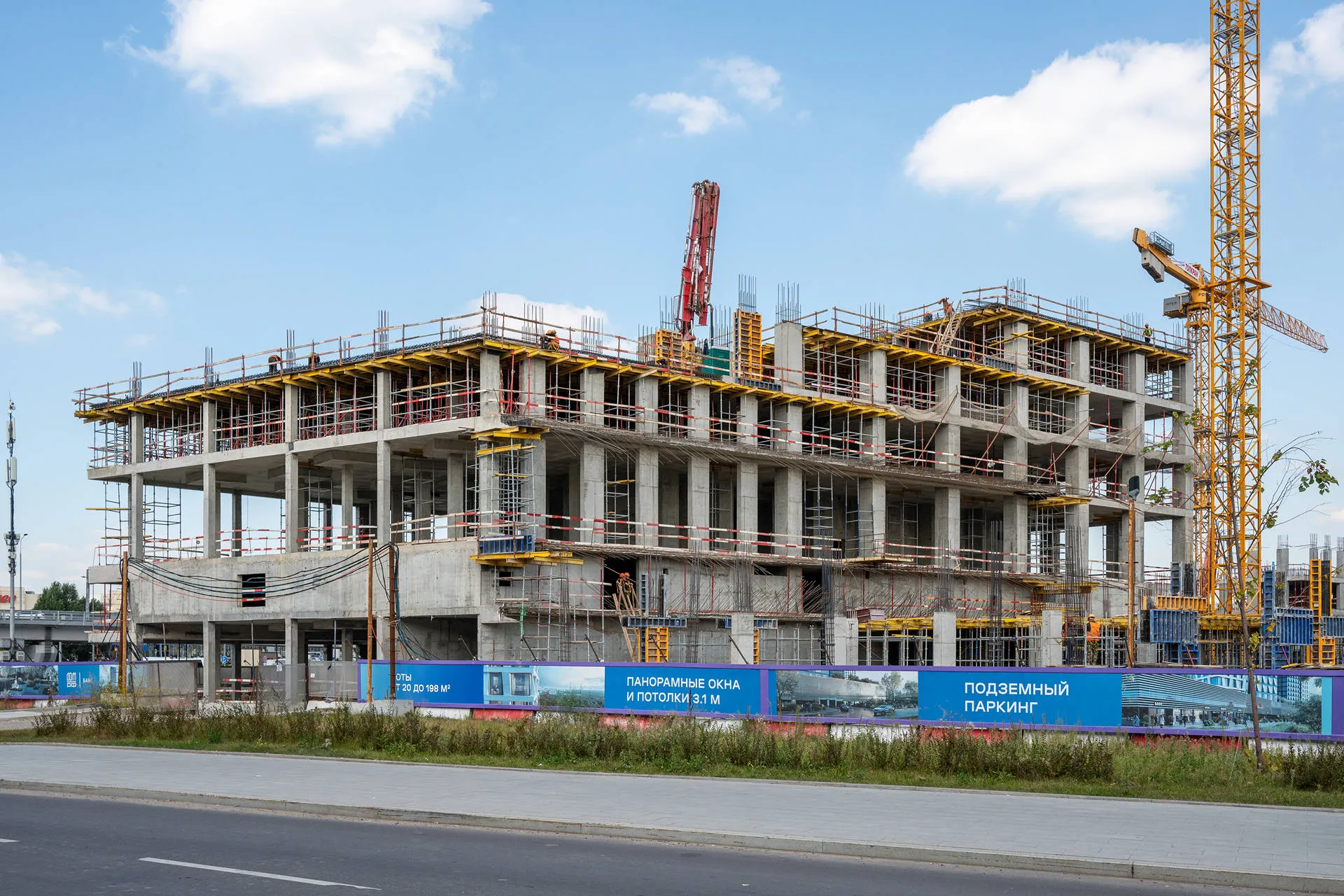 квартал «МИРАПОЛИС» ход строительства