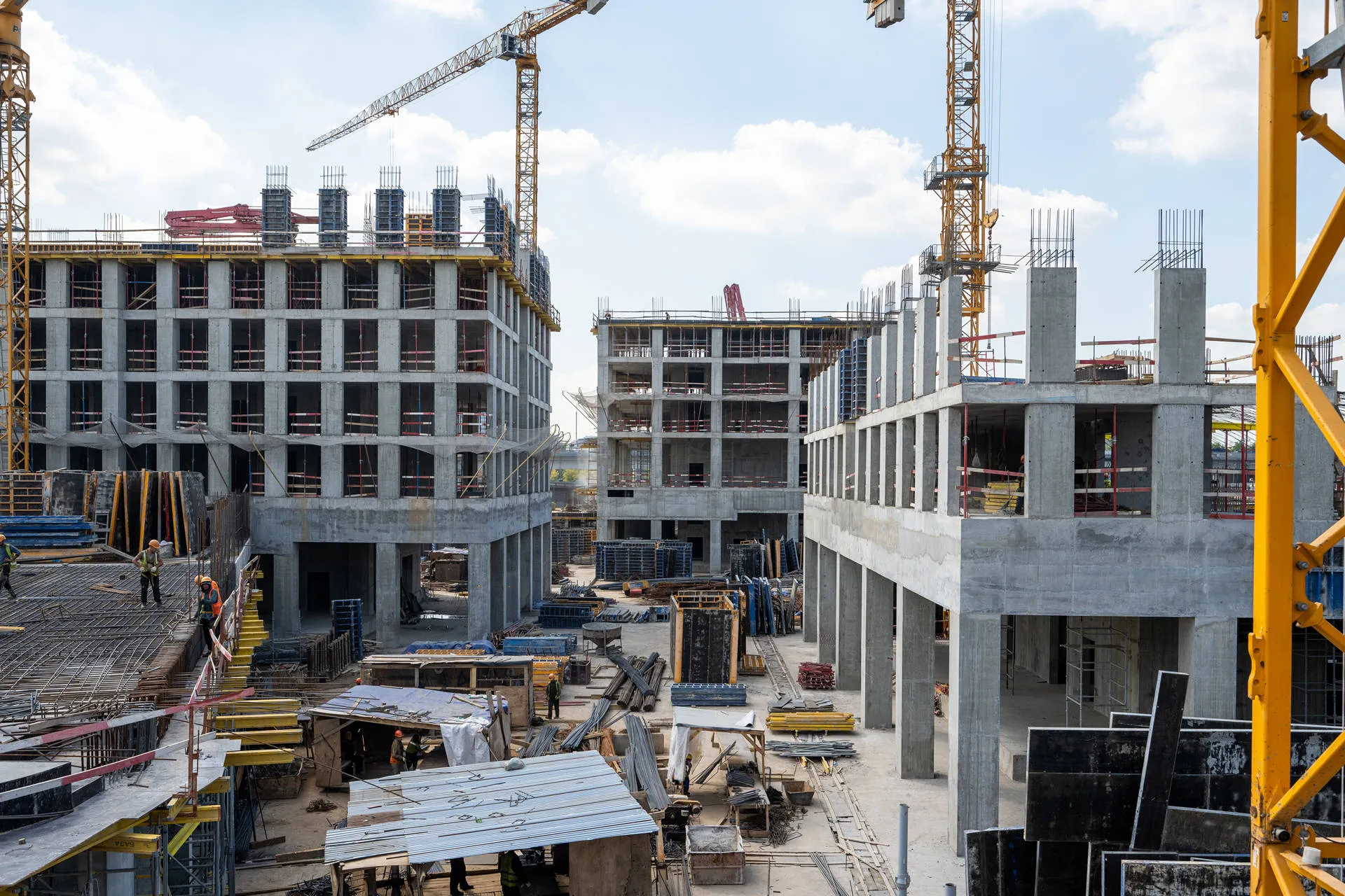 квартал «МИРАПОЛИС» ход строительства