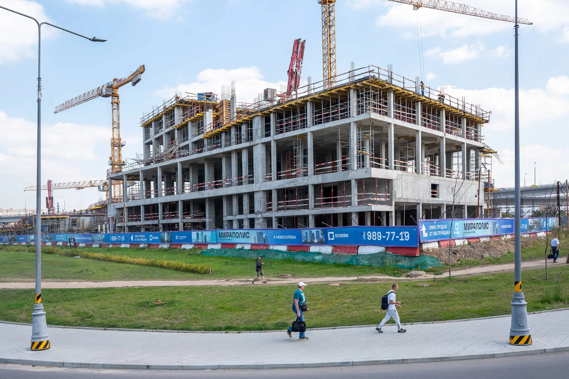 квартал «МИРАПОЛИС» ход строительства