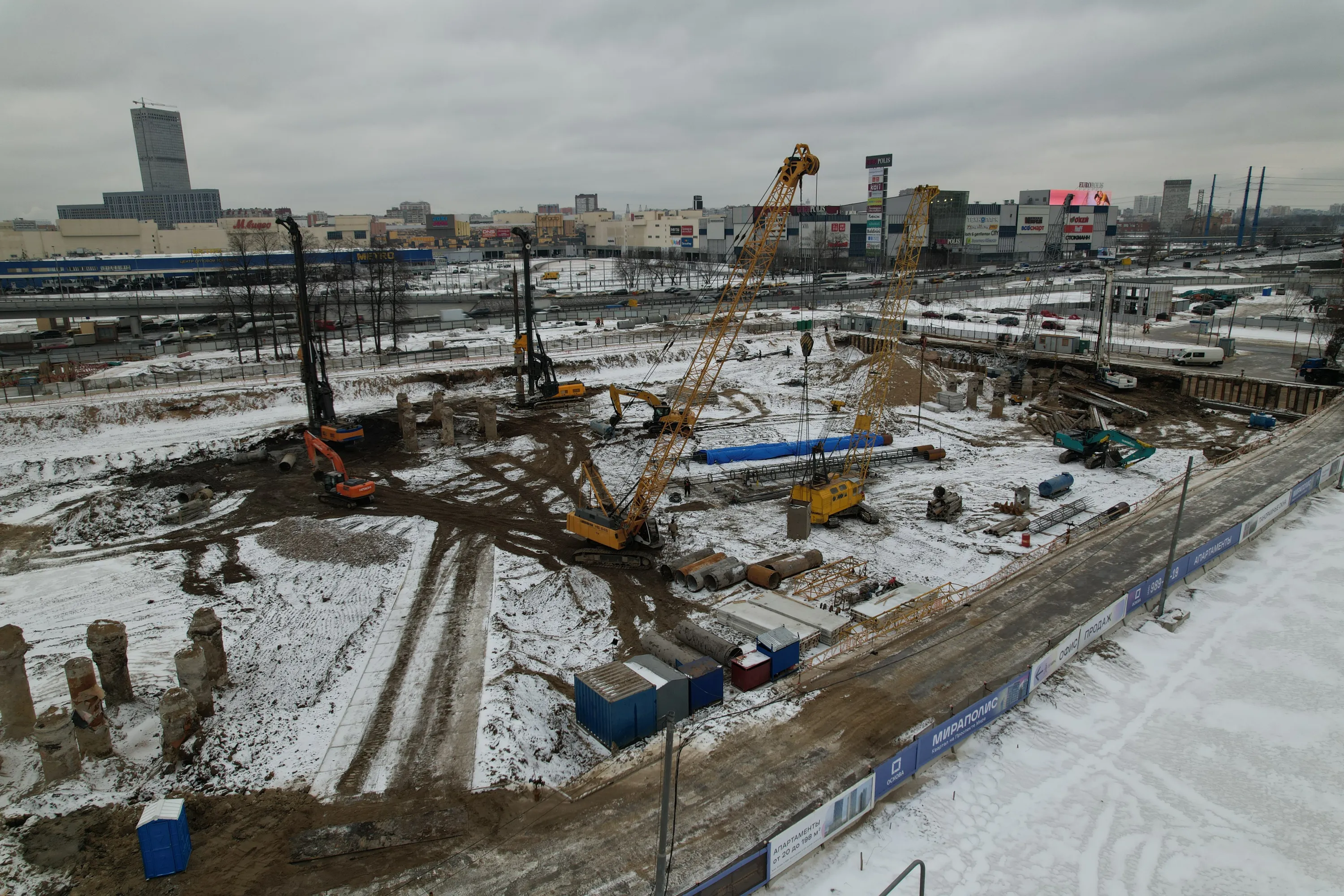 квартал «МИРАПОЛИС» ход строительства