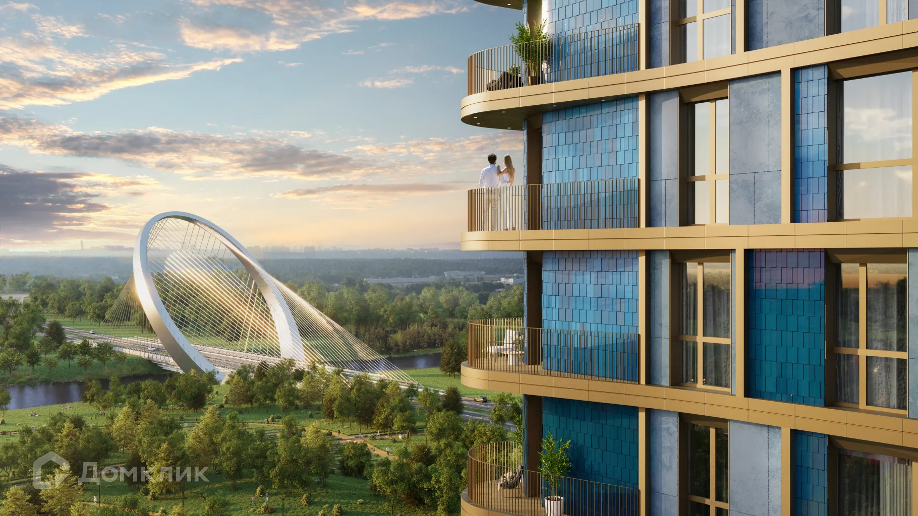 Планировка 3-комнатной квартиры 89.86 м² в СберСити - квартал В21, г. Москва — фото 4