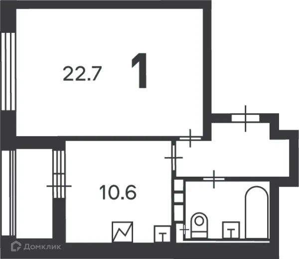 Квартира в Новочерёмушкинская ул., д. 56/3 (Московские кварталы)