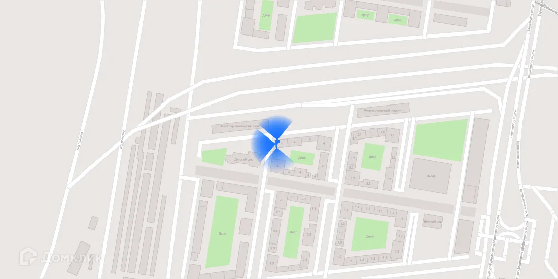 Планировка 3-комнатной квартиры 87.3 м² в ЖК Никольские луга, г. Москва — фото 4