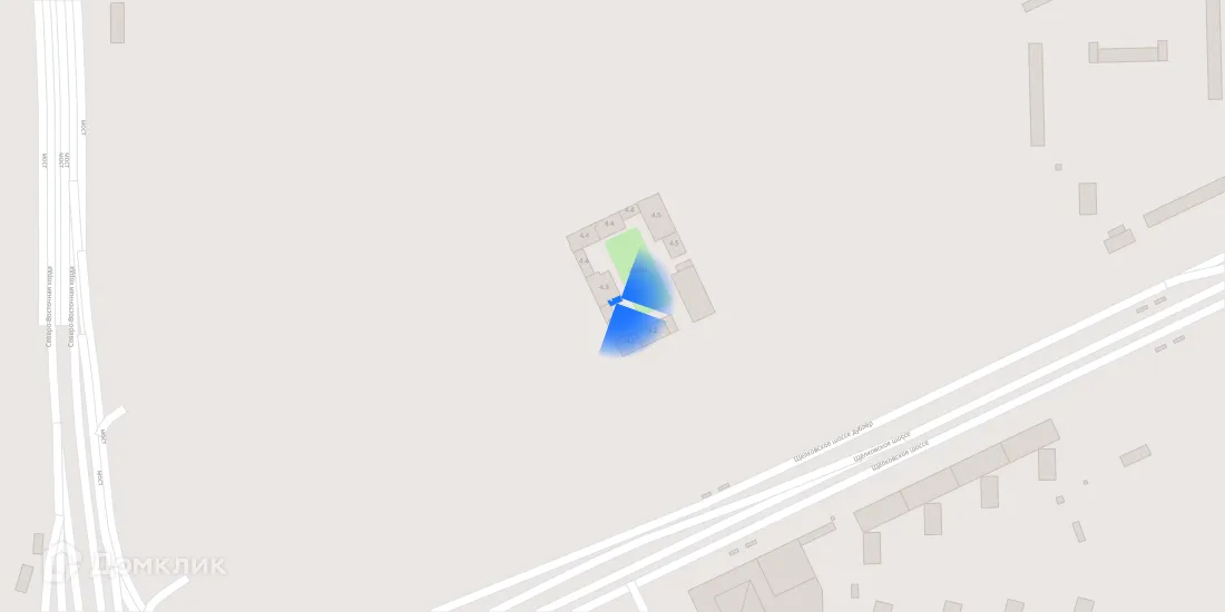 Планировка 3-комнатной квартиры 71.5 м² в ЖК Амурский парк, г. Москва — фото 3