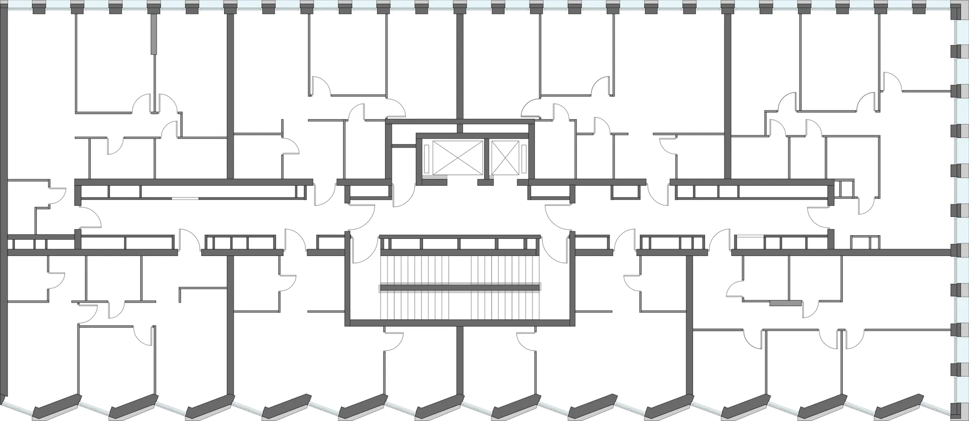 Планировка 3-комнатной квартиры 69.75 м² в ЖК Дом на набережной INSIDER (Дом на набережной ИНСАЙДЕР), г. Москва — фото 2