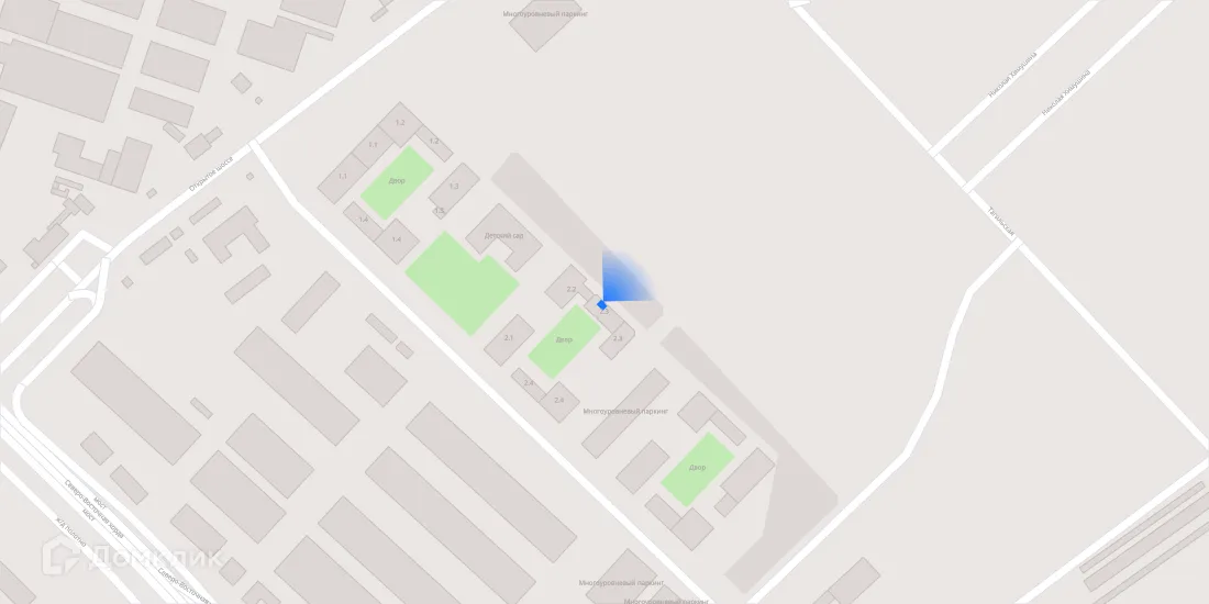 Планировка 2-комнатной квартиры 59.7 м² в ЖК Лосиноостровский парк, г. Москва — фото 3