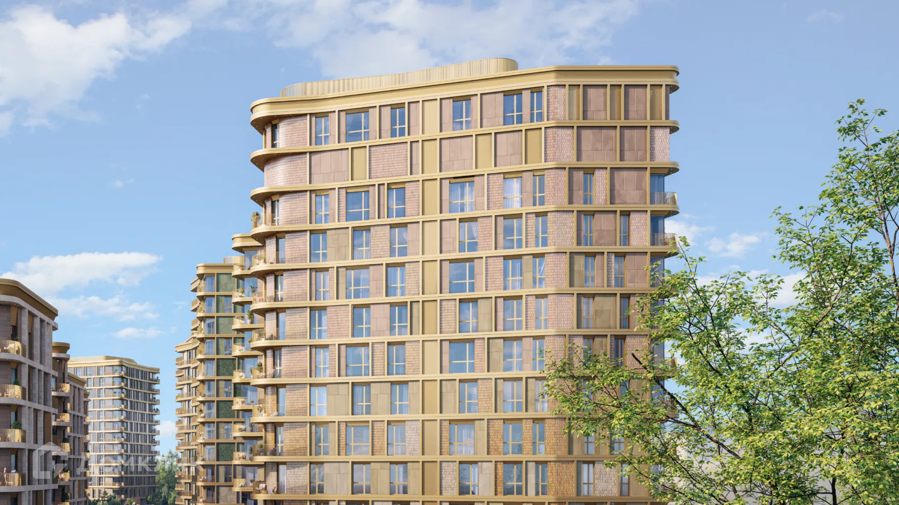 Планировка 1-комнатной квартиры 58.74 м² в СберСити - квартал В19, г. Москва — фото 3