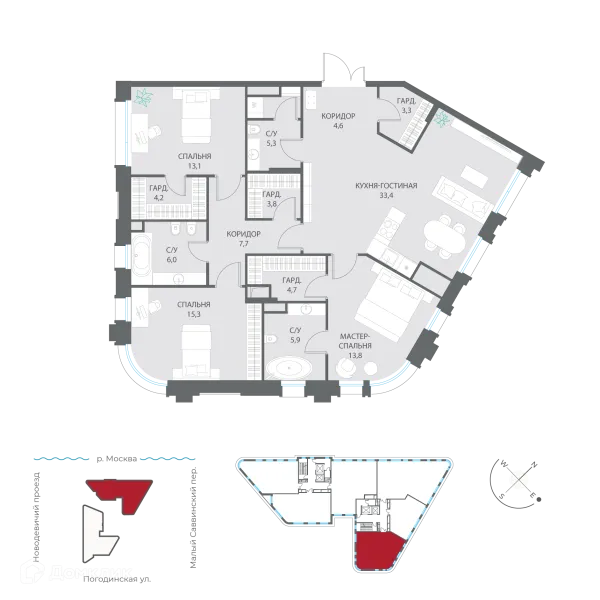 Квартира в ЖК ДОМ XXII
