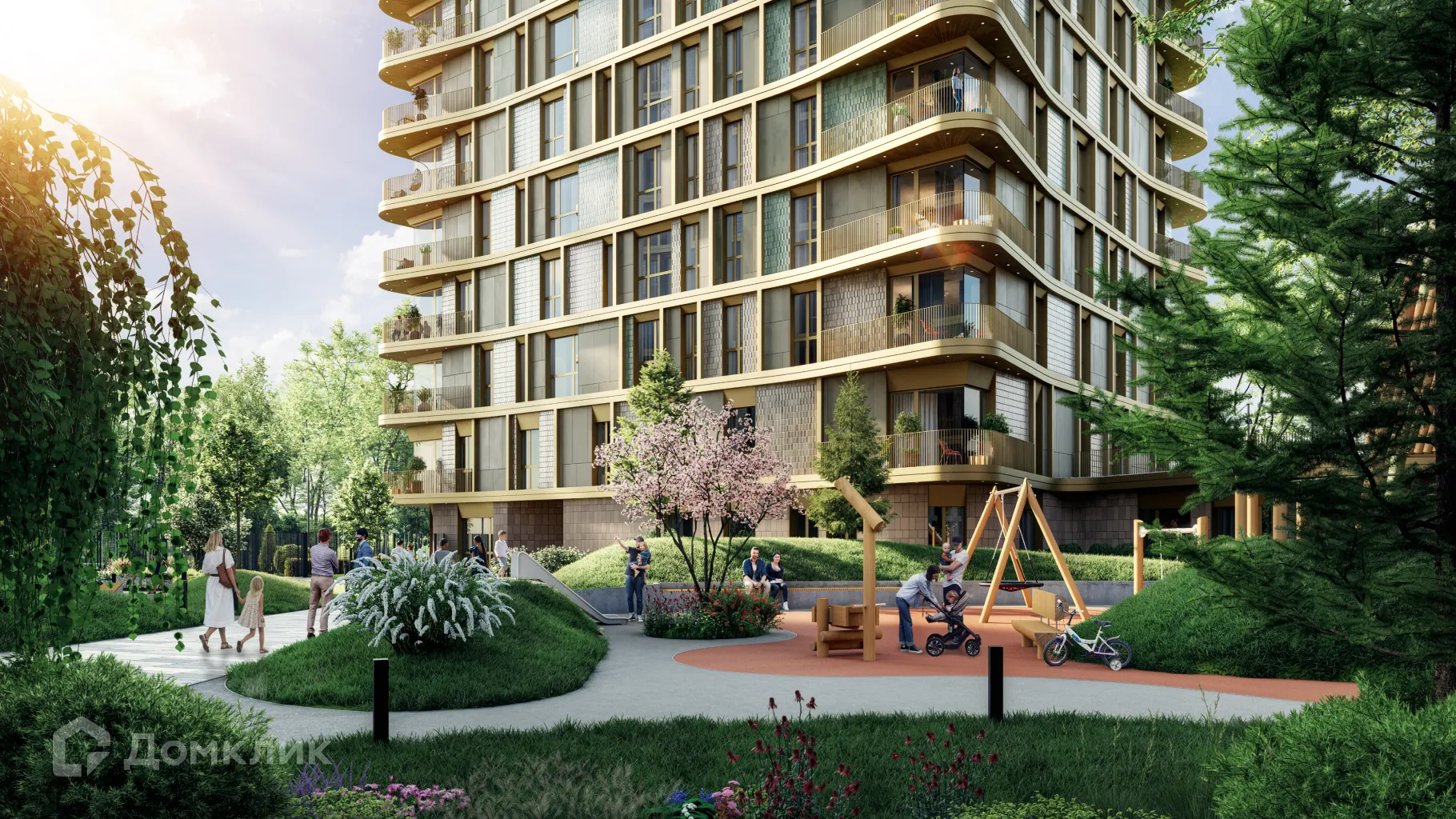 Планировка 3-комнатной квартиры 117.77 м² в СберСити - квартал В21, г. Москва — фото 4