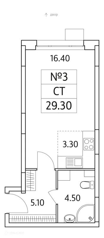 Квартира в ЖК "Облака 2.0"