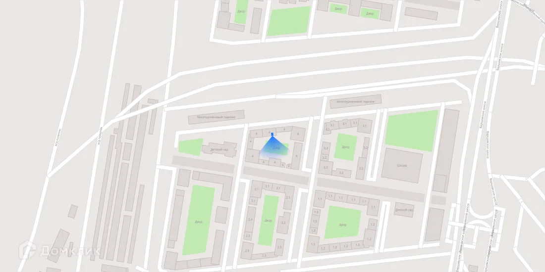 Планировка студии квартиры 26.3 м² в ЖК Никольские луга, г. Москва — фото 4