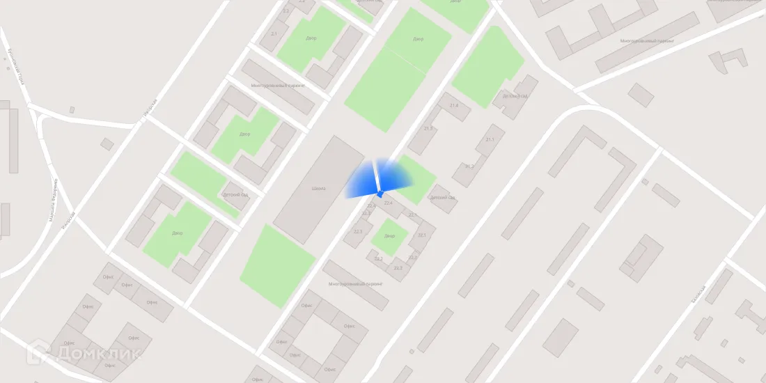 Планировка 2-комнатной квартиры 60.6 м² в ЖК Бусиновский парк, г. Москва — фото 4