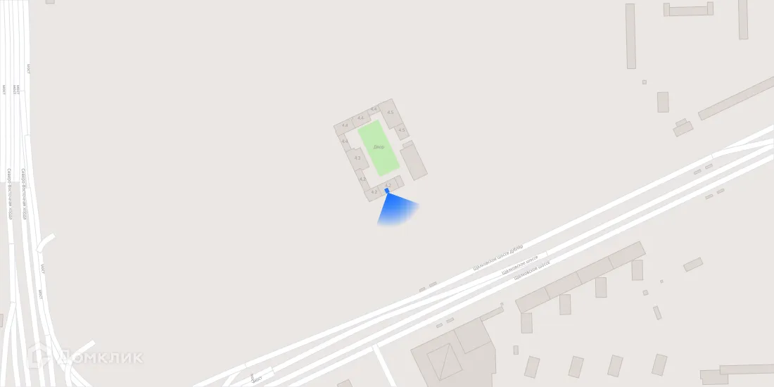 Планировка 1-комнатной квартиры 37.4 м² в ЖК Амурский парк, г. Москва — фото 2