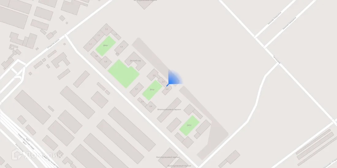 Планировка студии квартиры 30.7 м² в ЖК Лосиноостровский парк, г. Москва — фото 3