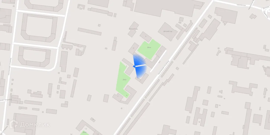 Планировка 2-комнатной квартиры 50.9 м² в ЖК Второй Нагатинский, г. Москва — фото 4