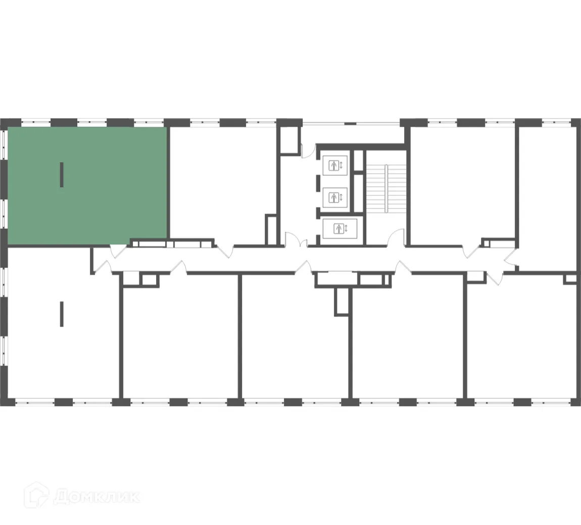Планировка 2-комнатной квартиры 64.9 м² в ЖК Мангазея на Речном, г. Москва — фото 2