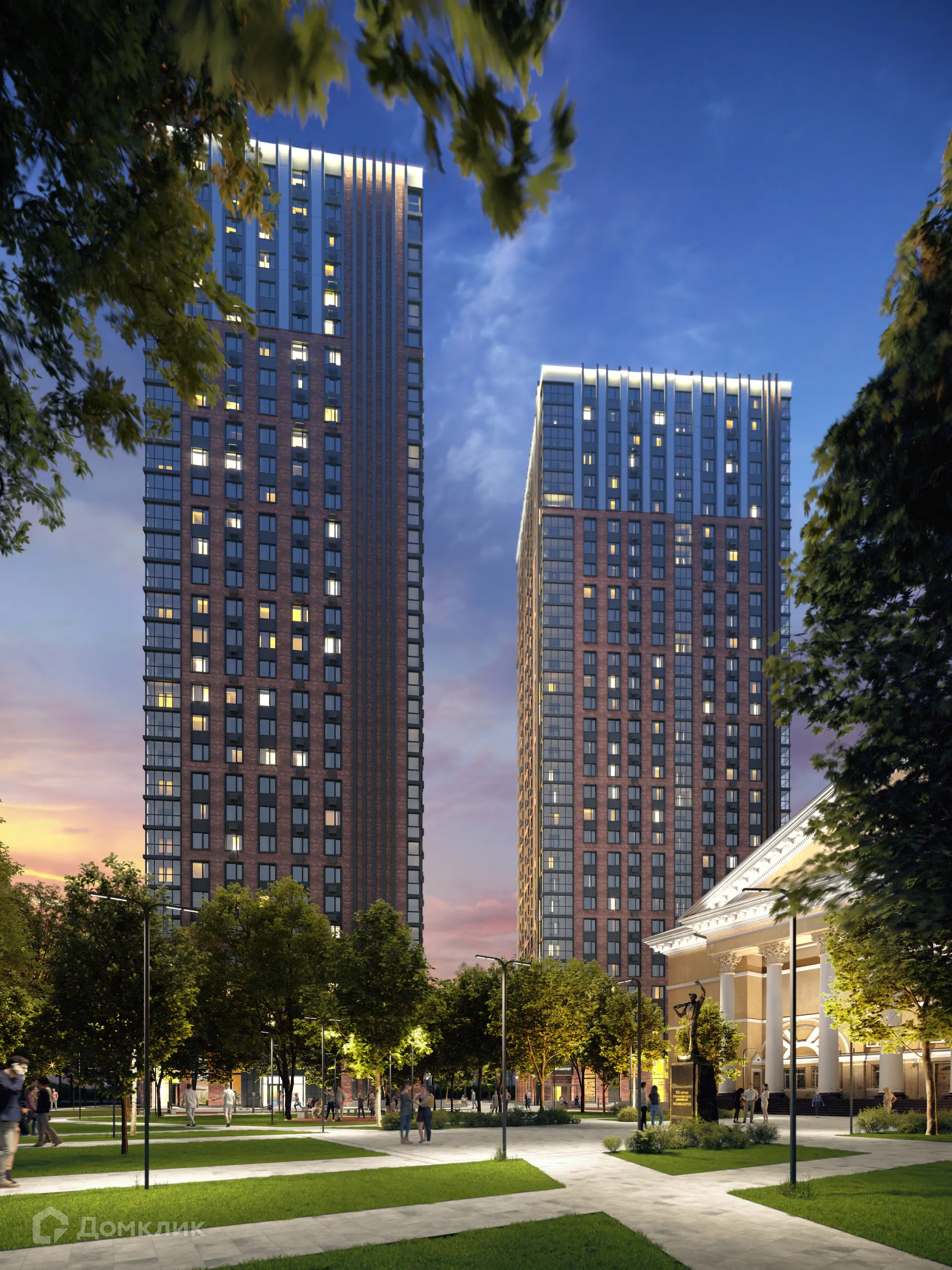 Планировка 3-комнатной квартиры 88.3 м² в ЖК ПРОСПЕКТ 39, г. Москва — фото 4