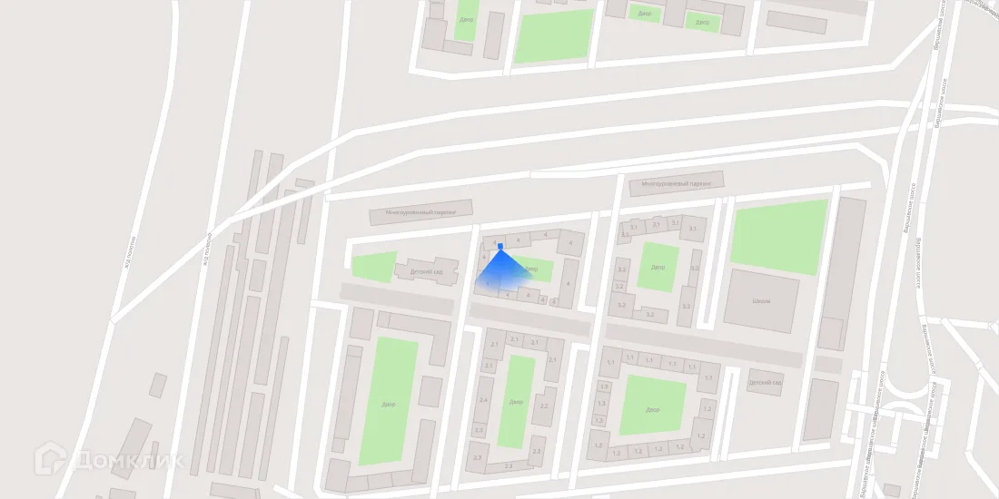 Планировка 1-комнатной квартиры 34.4 м² в ЖК Никольские луга, г. Москва — фото 4