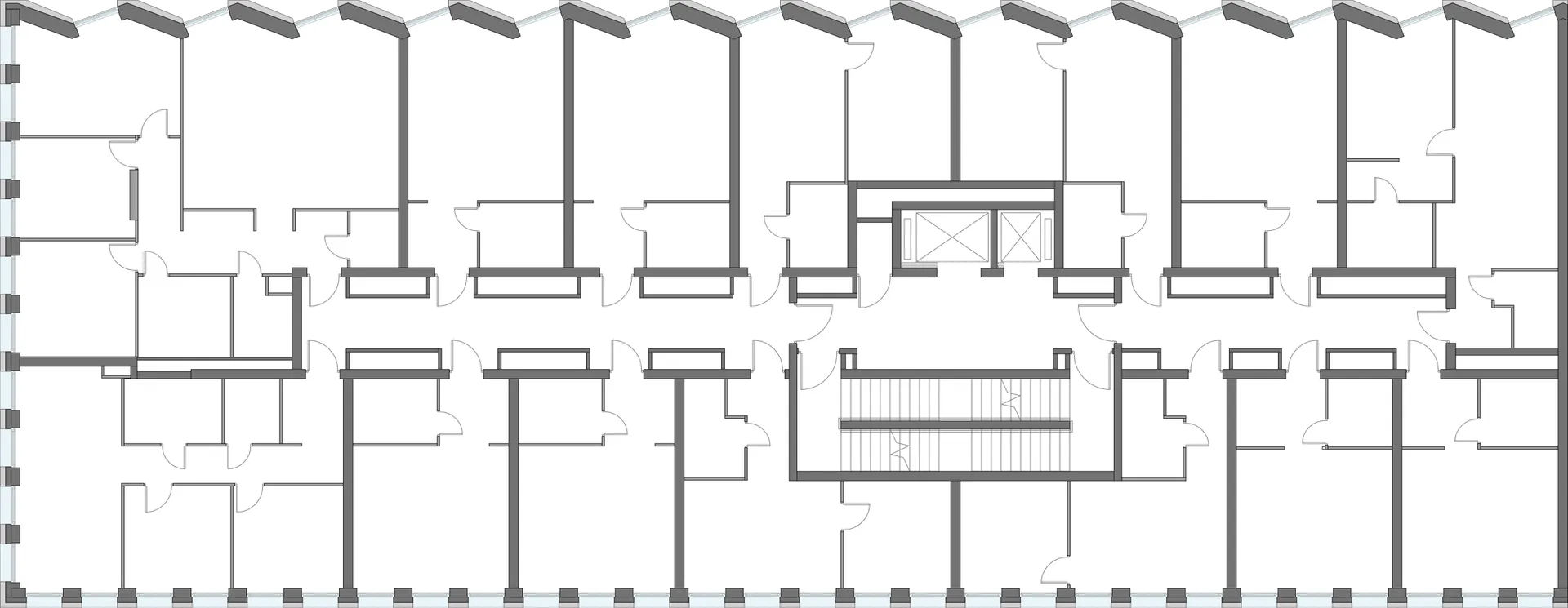 Планировка студии квартиры 34.55 м² в ЖК Дом на набережной INSIDER (Дом на набережной ИНСАЙДЕР), г. Москва — фото 2