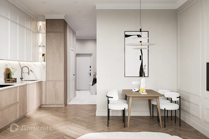 Планировка 2-комнатной квартиры 59.25 м² в ЖК ARTEL (Артель), г. Москва — фото 2