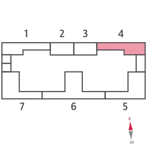 Планировка студии квартиры 26 м² в ЖК "WAVE" (Вейв), г. Москва — фото 4