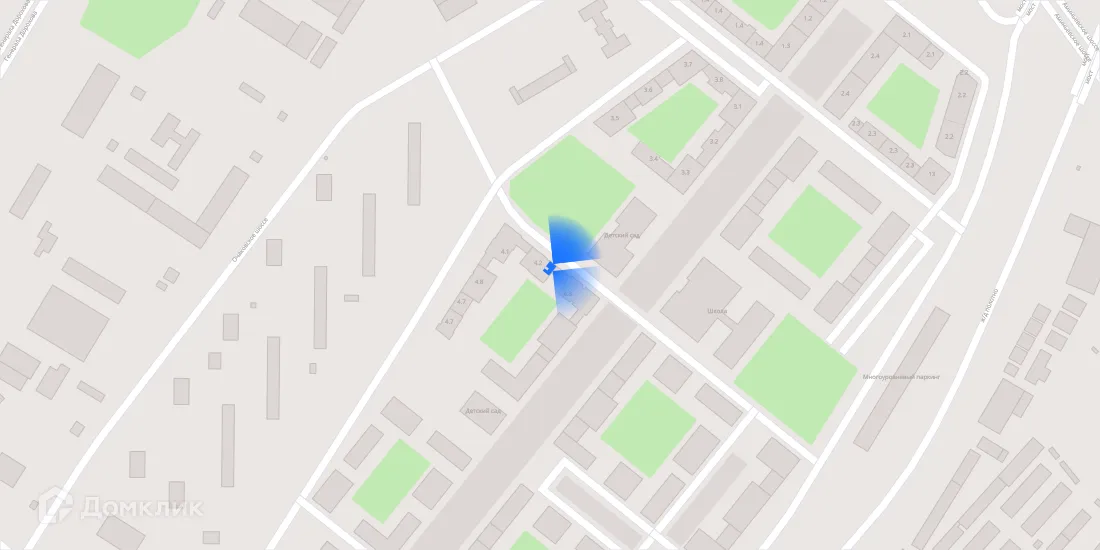 Планировка 3-комнатной квартиры 96.6 м² в ЖК Матвеевский парк, г. Москва — фото 4