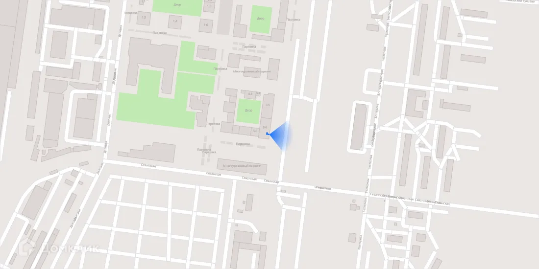 Планировка студии квартиры 28.1 м² в ЖК Кавказский бульвар 51, г. Москва — фото 4