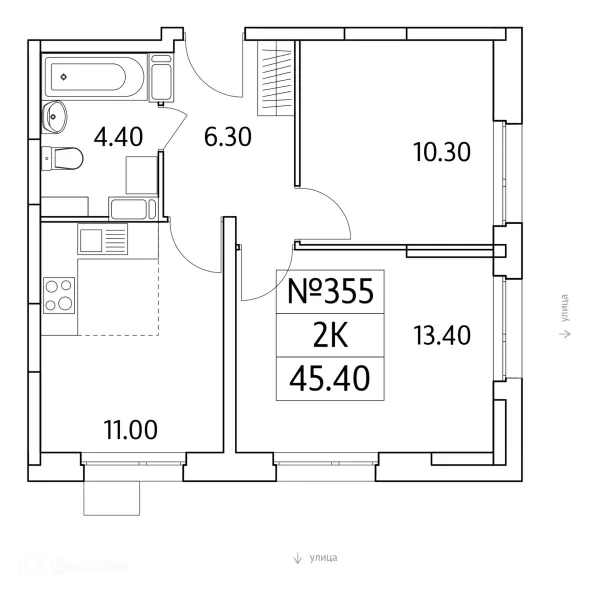 Квартира в ЖК "Облака 2.0"