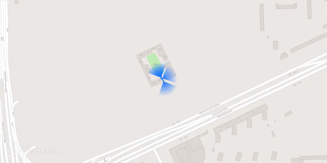 Планировка 2-комнатной квартиры 67.8 м² в ЖК Амурский парк, г. Москва — фото 3