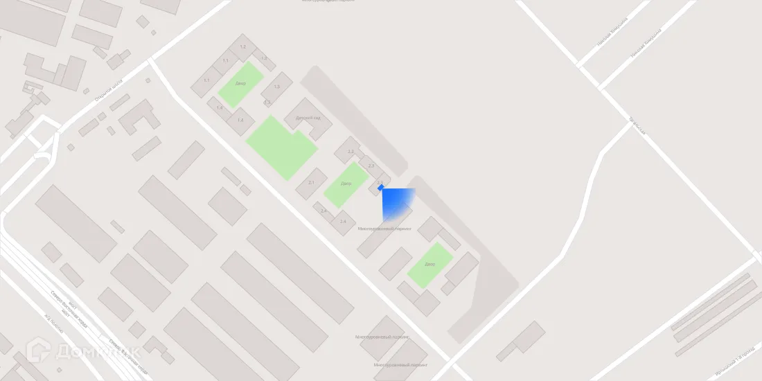 Планировка 2-комнатной квартиры 46.7 м² в ЖК Лосиноостровский парк, г. Москва — фото 3